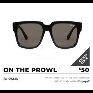 QUAY on the prowl sunglasses